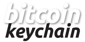 bitcoin keychain logo